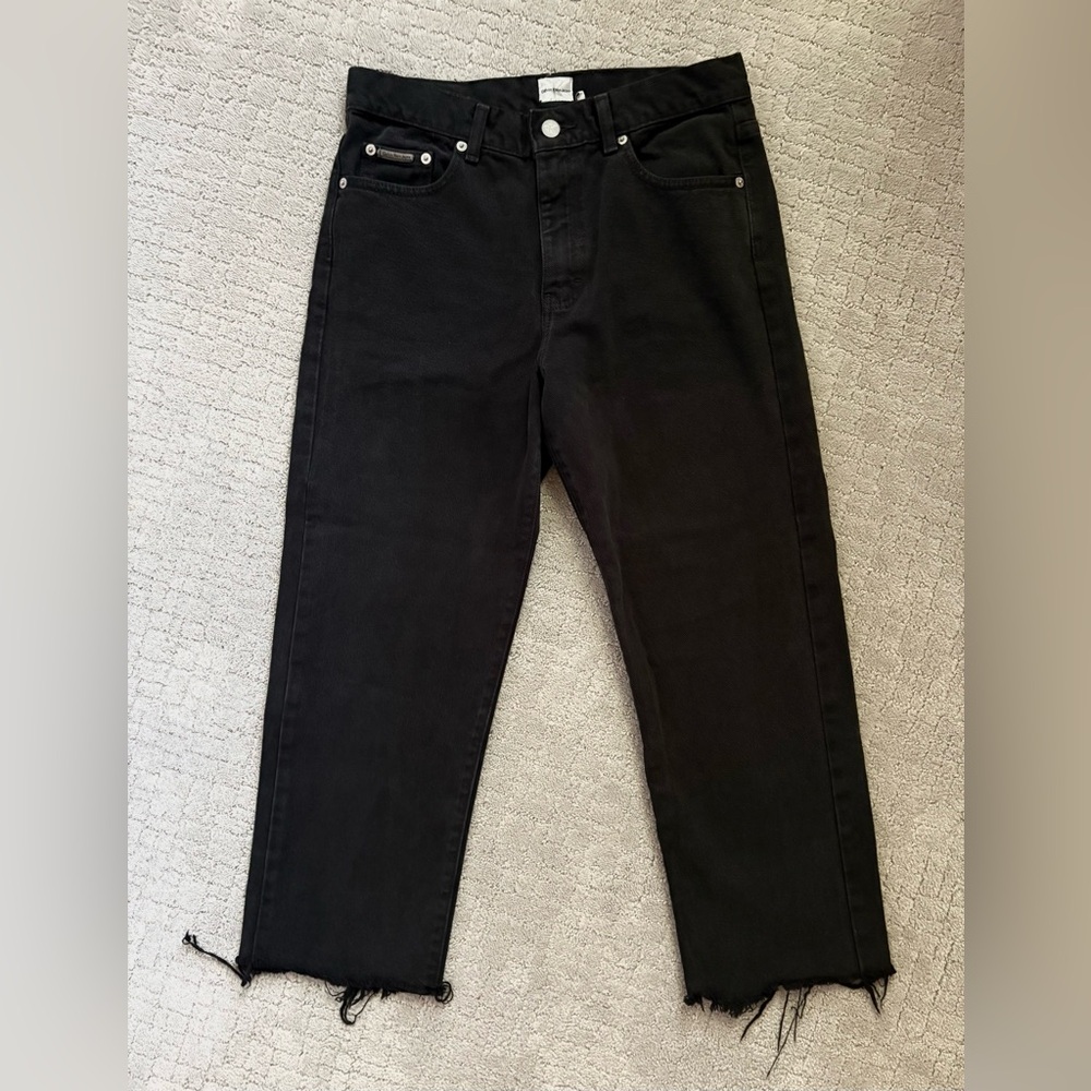 Vintage 90s Y2K Calvin Klein Jeans - Black Straight Leg, Vintage tag Size 9